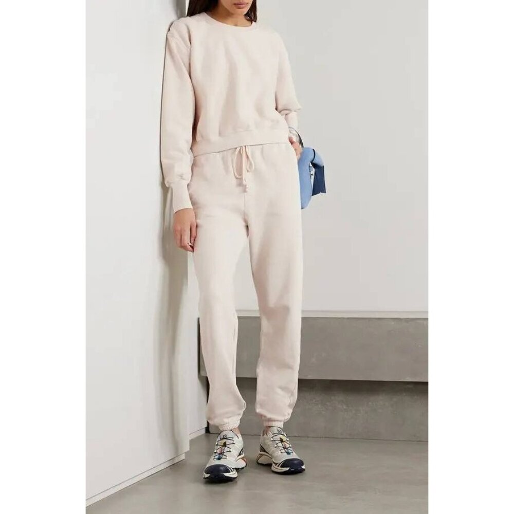 LES TIEN CLASSIC CORE SWEATPANTS Womens XS Ivory